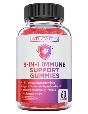 8-In-1 Immune Support Gummies With Elderberry 2-Pack (120 Gummies)