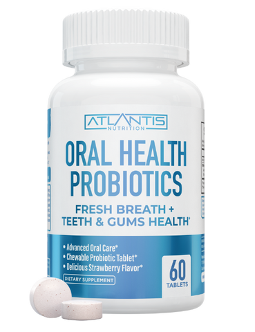 Oral Probiotics Chewable Tablets - 60 Count – Atlantis Nutrition Oral Probiotics Chewable Tablets - 60 Count – Atlantis Nutrition
