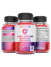 8-In-1 Immune Support Gummies With Elderberry 2-Pack (120 Gummies)