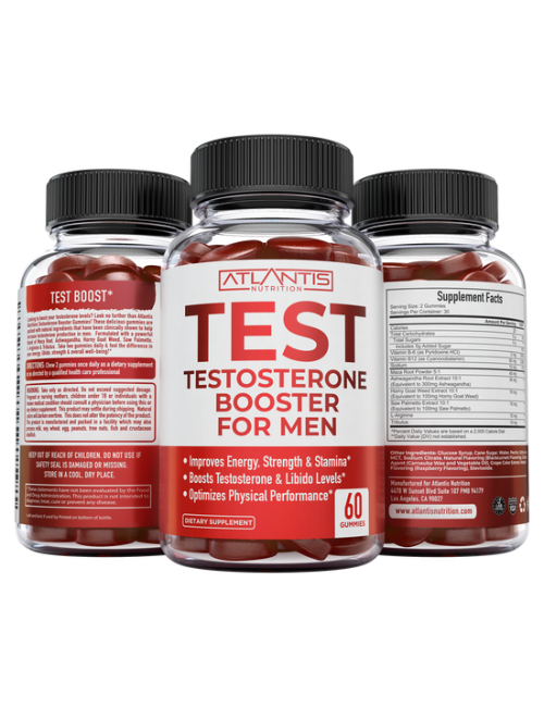 Testosterone Booster Gummies Atlantis Nutrition