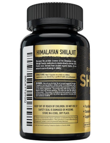 Shilajit Supplement Capsules