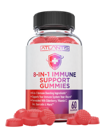 8-In-1 Immune Support Gummies With Elderberry 2-Pack (120 Gummies)