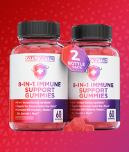 8-In-1 Immune Support Gummies With Elderberry 2-Pack (120 Gummies)